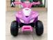 Atv electric pentru copii kinderplay princess 25w 6v barby pink 917301 poza 2